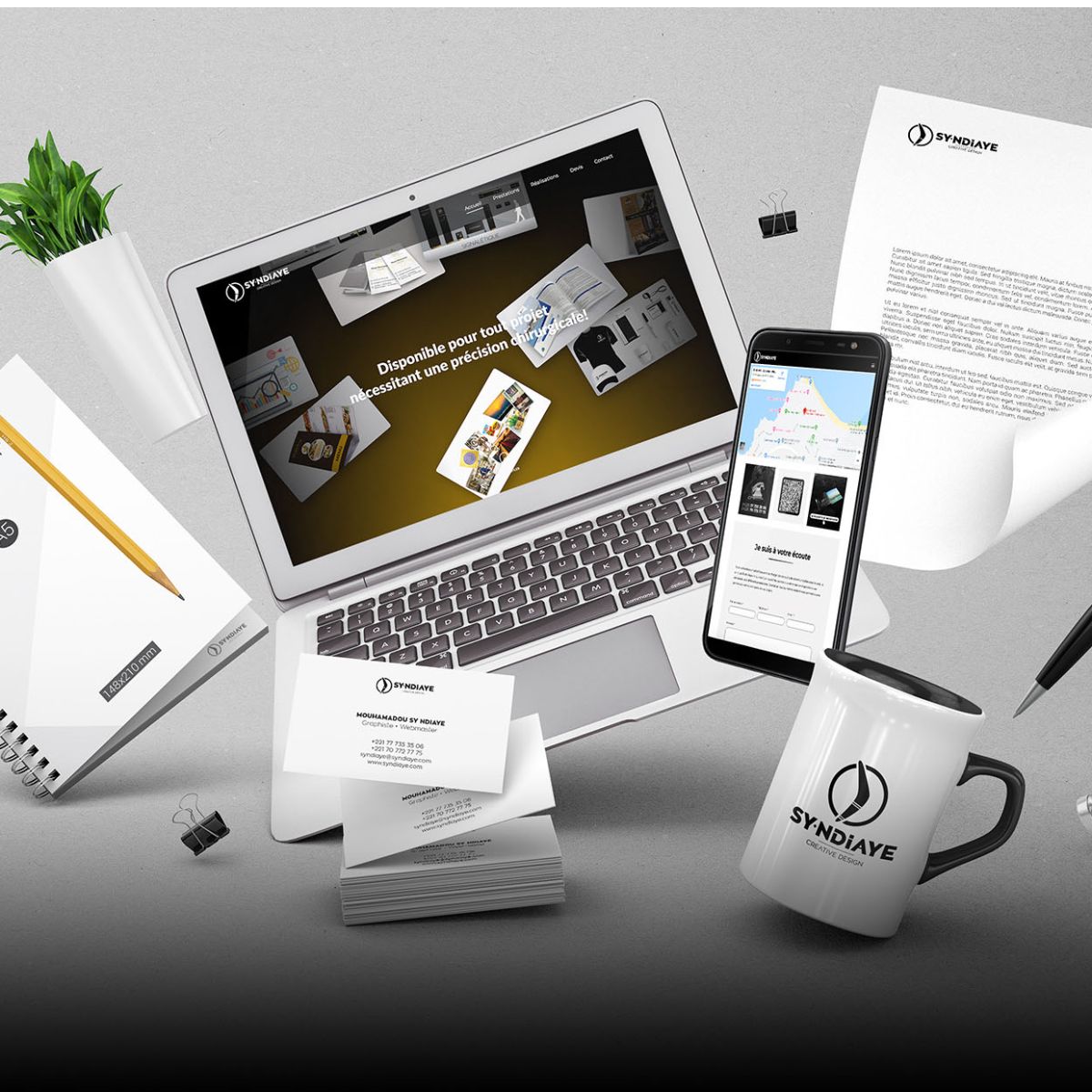 Graphisme, logos, photographie et sites web à Dakar